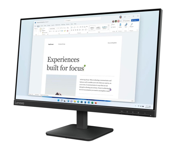 LENOVO L24-4e IPS FullHD 100Hz - 1351534 - zdjęcie 3